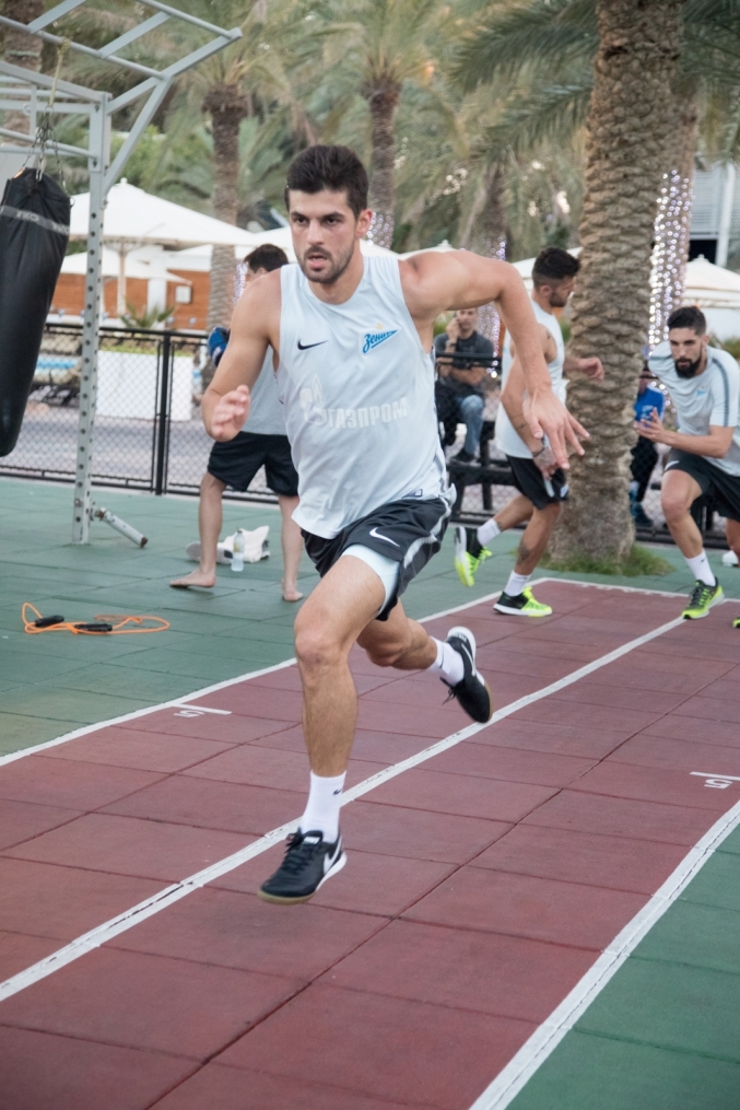 «Газпром»-тренировочные сборы в Дубае: 19 января, вечерняя тренировка