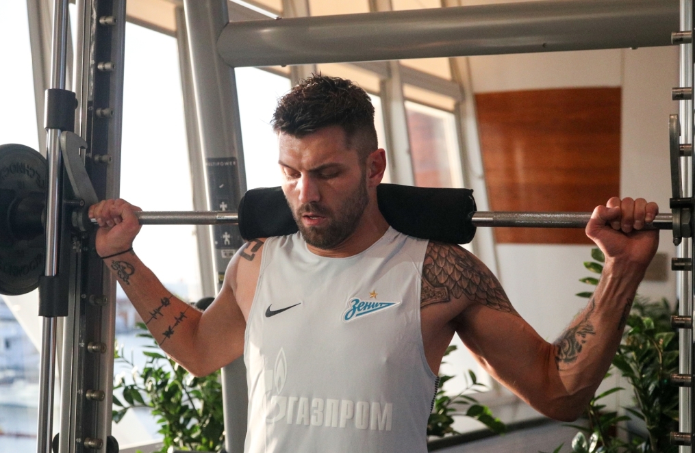 «Газпром»-тренировочные сборы в Дубае: 19 января, вечерняя тренировка