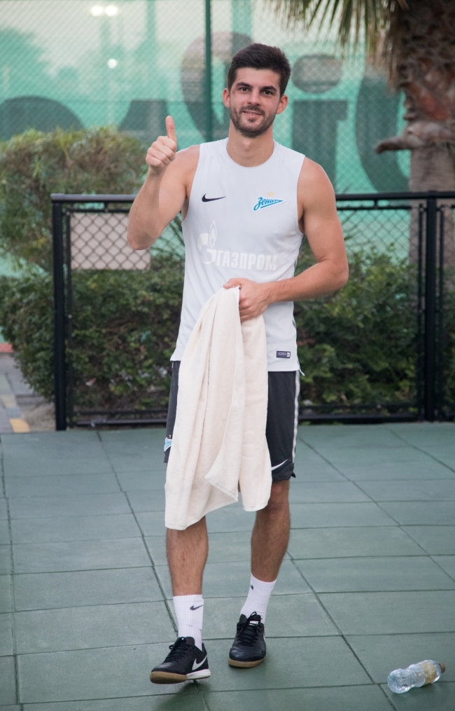 «Газпром»-тренировочные сборы в Дубае: 19 января, вечерняя тренировка