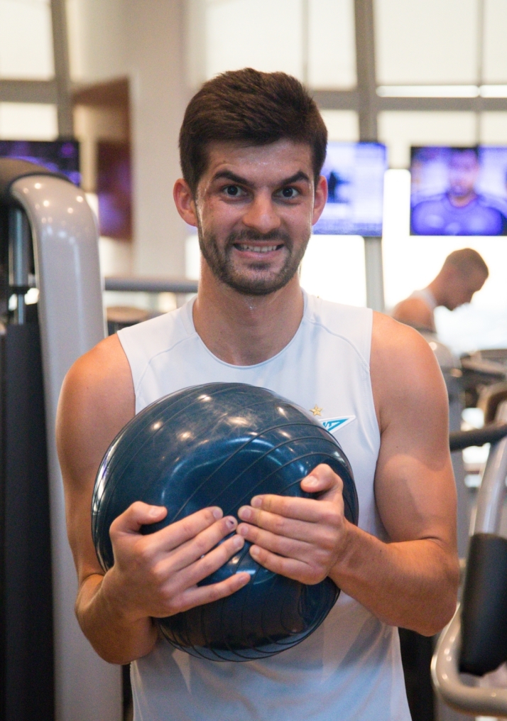 «Газпром»-тренировочные сборы в Дубае: 19 января, вечерняя тренировка