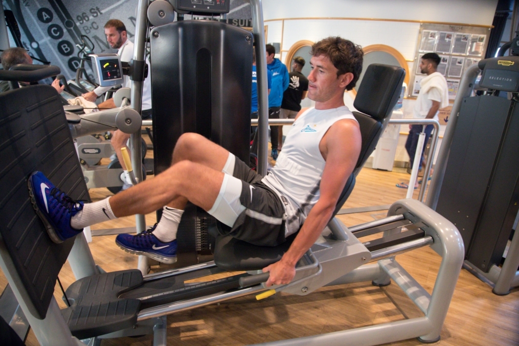 «Газпром»-тренировочные сборы в Дубае: 19 января, вечерняя тренировка