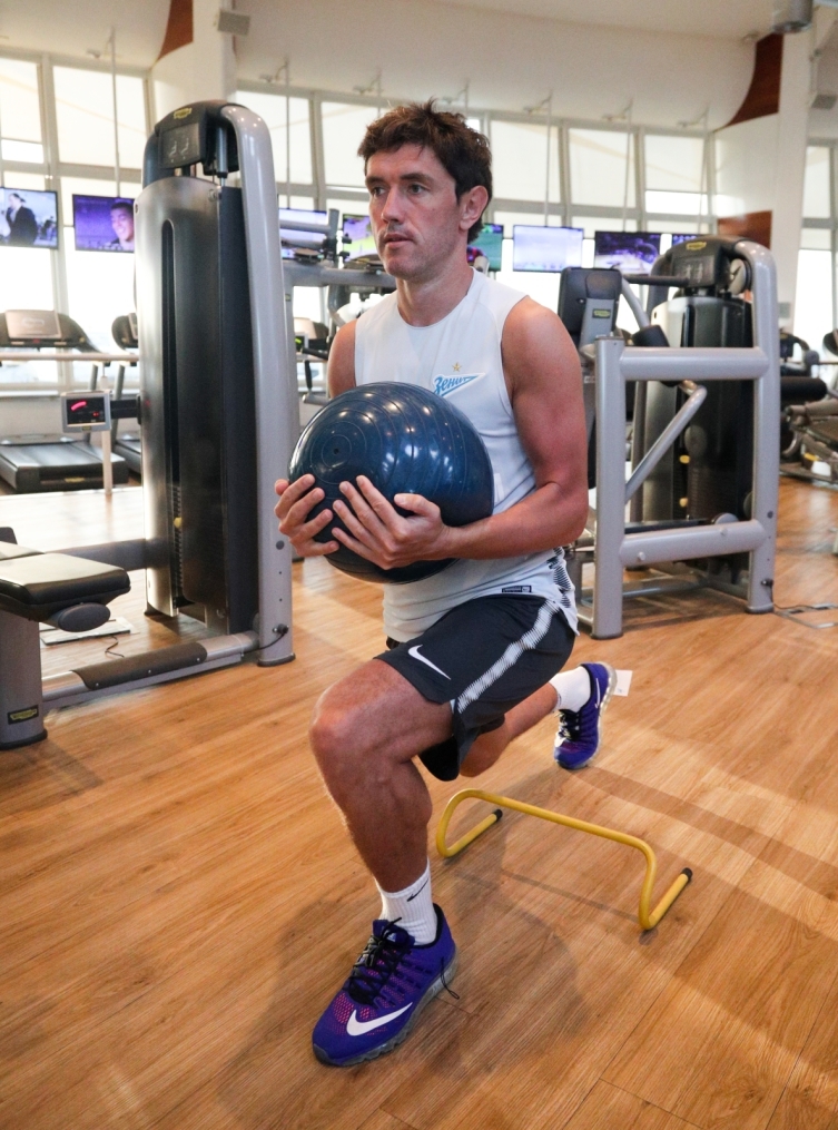 «Газпром»-тренировочные сборы в Дубае: 19 января, вечерняя тренировка