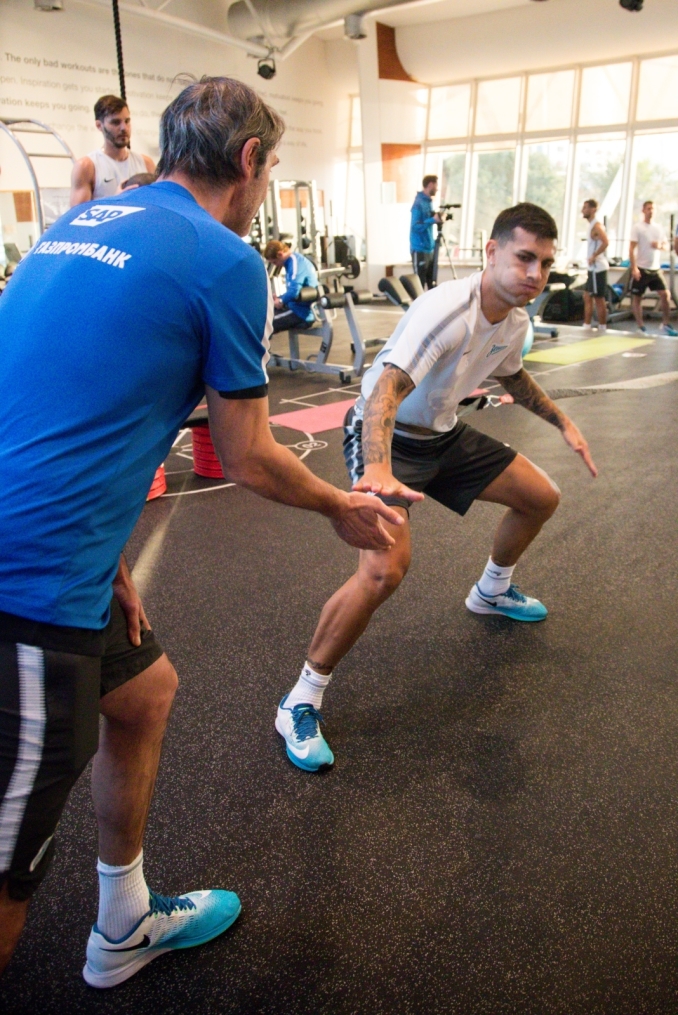 «Газпром»-тренировочные сборы в Дубае: 19 января, вечерняя тренировка