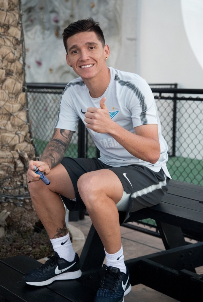 «Газпром»-тренировочные сборы в Дубае: 19 января, вечерняя тренировка