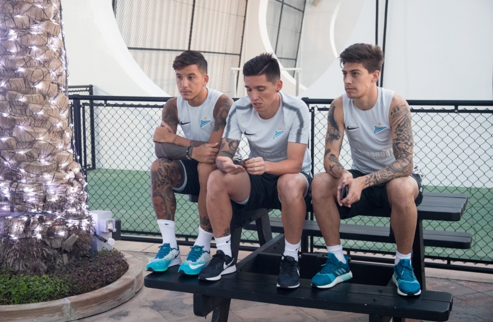 «Газпром»-тренировочные сборы в Дубае: 19 января, вечерняя тренировка