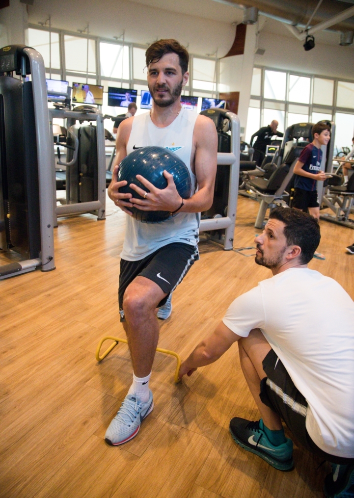 «Газпром»-тренировочные сборы в Дубае: 19 января, вечерняя тренировка