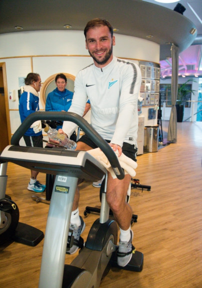 «Газпром»-тренировочные сборы в Дубае: 19 января, вечерняя тренировка