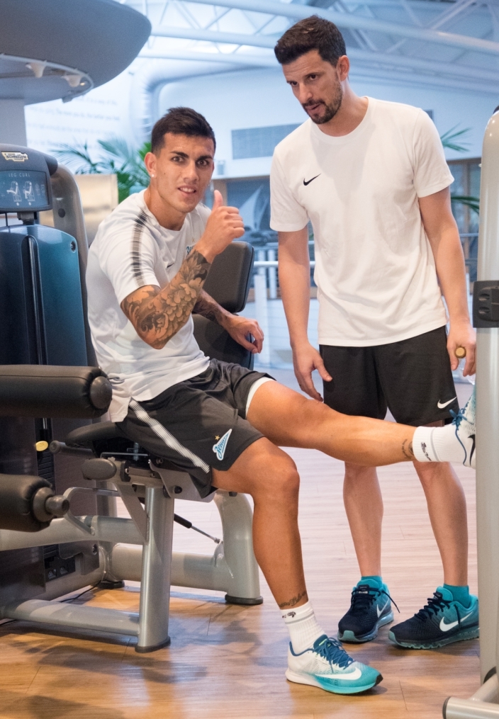 «Газпром»-тренировочные сборы в Дубае: 19 января, вечерняя тренировка