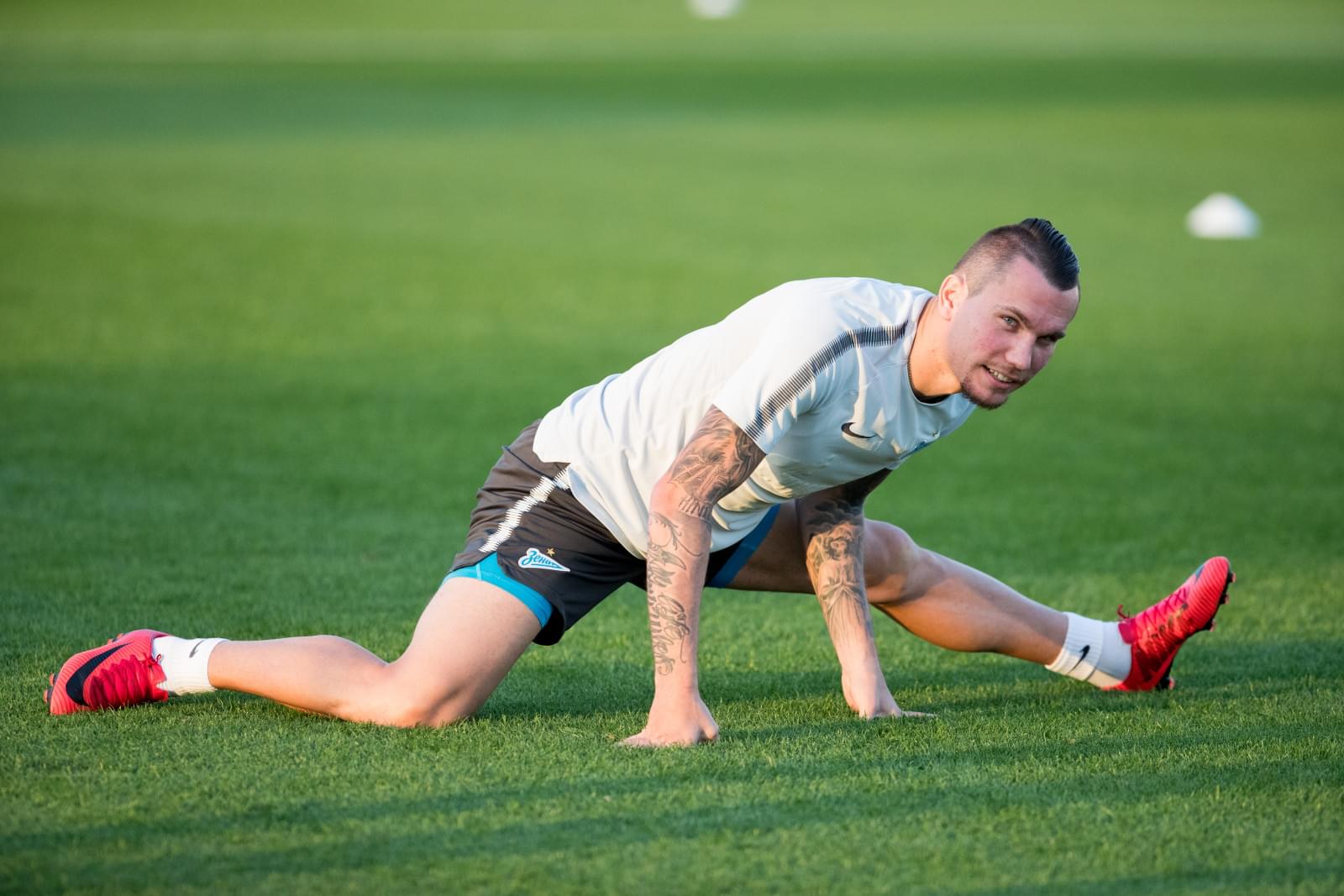 «Газпром»-тренировочные сборы в Дубае: 20 января, вечерняя тренировка