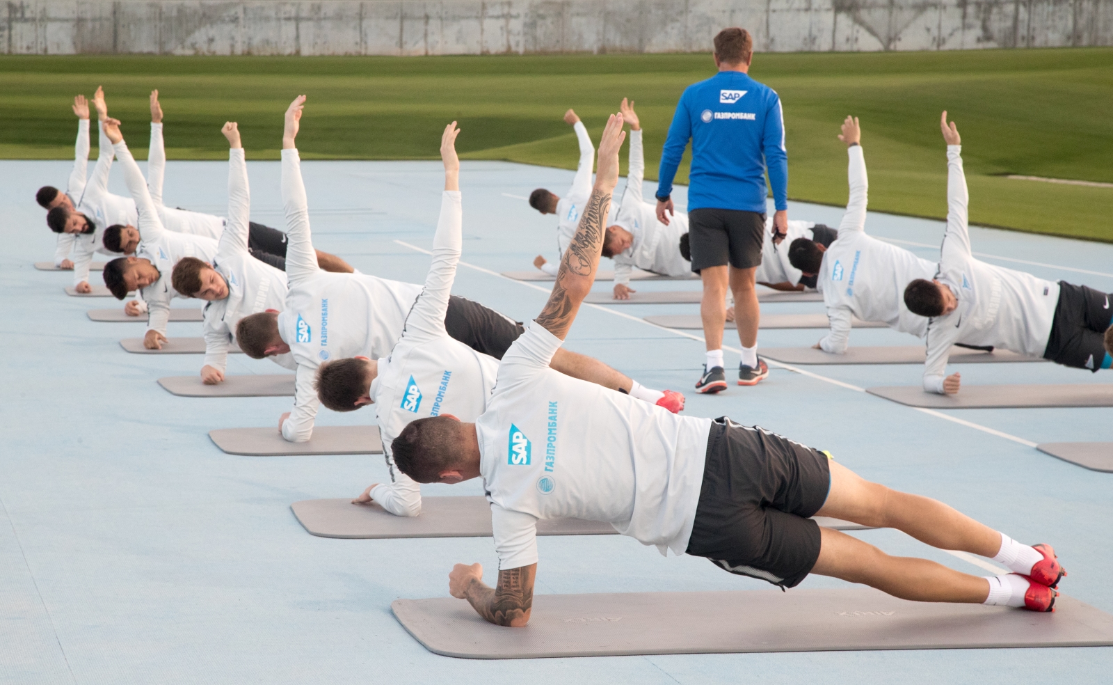 «Газпром»-тренировочные сборы в Дубае: 20 января, вечерняя тренировка