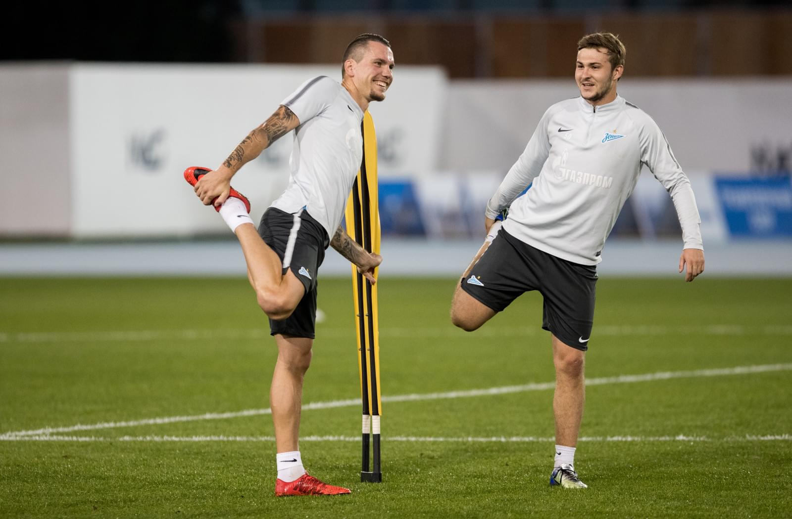 «Газпром»-тренировочные сборы в Дубае: 20 января, вечерняя тренировка