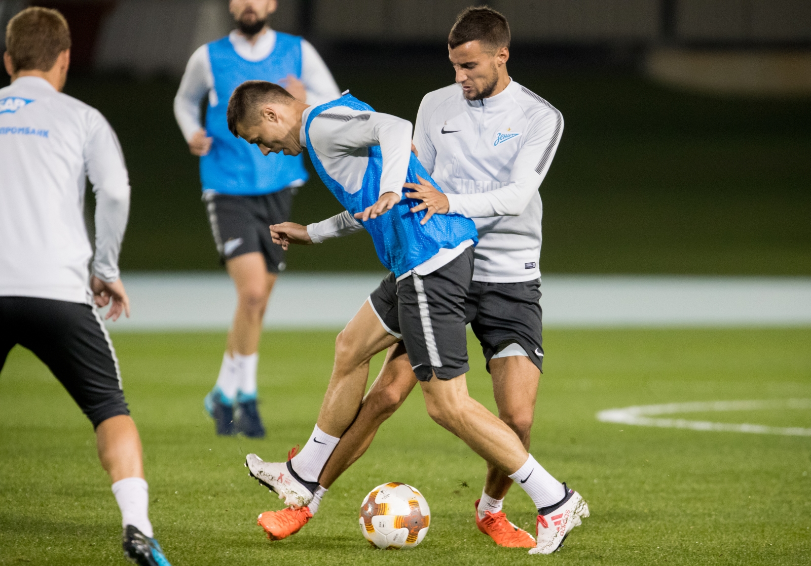 «Газпром»-тренировочные сборы в Дубае: 20 января, вечерняя тренировка