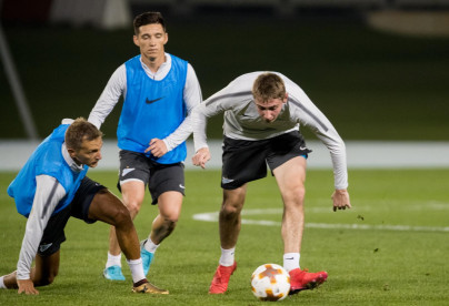 «Газпром»-тренировочные сборы в Дубае: 20 января, вечерняя тренировка