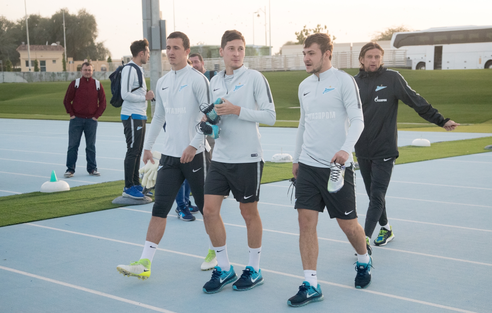 «Газпром»-тренировочные сборы в Дубае: 21 января, вечерняя тренировка