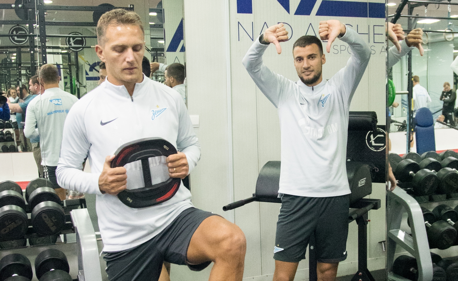 «Газпром»-тренировочные сборы в Дубае: 21 января, вечерняя тренировка