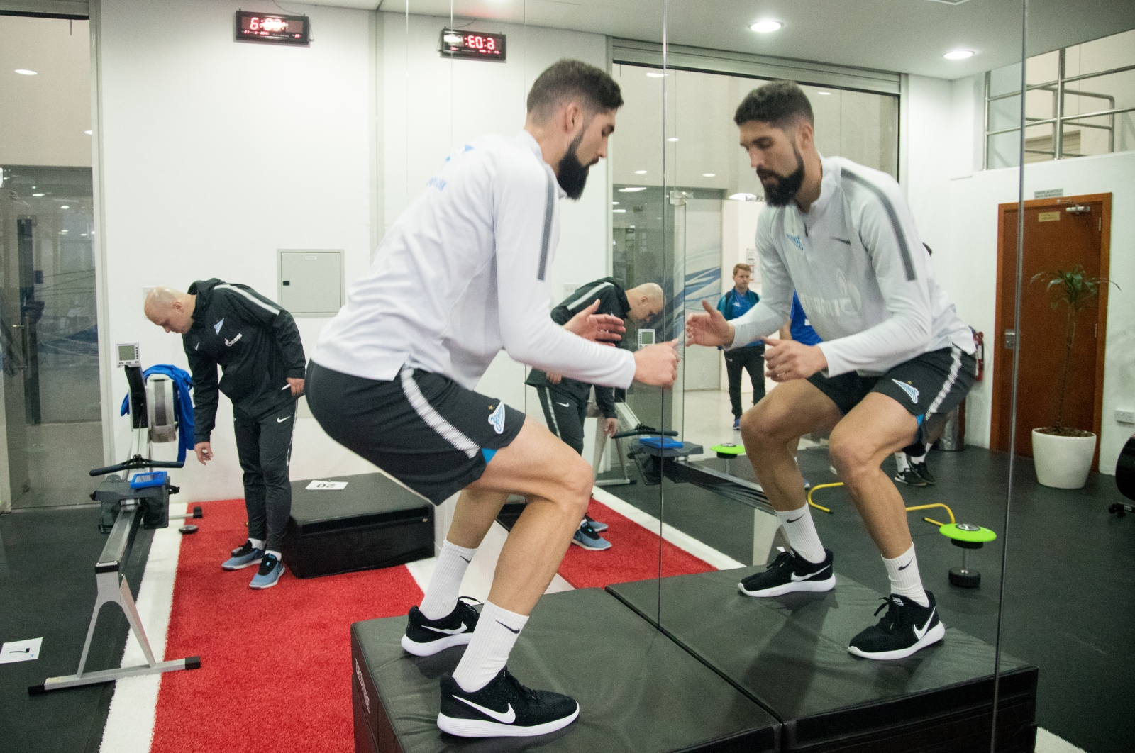 «Газпром»-тренировочные сборы в Дубае: 21 января, вечерняя тренировка