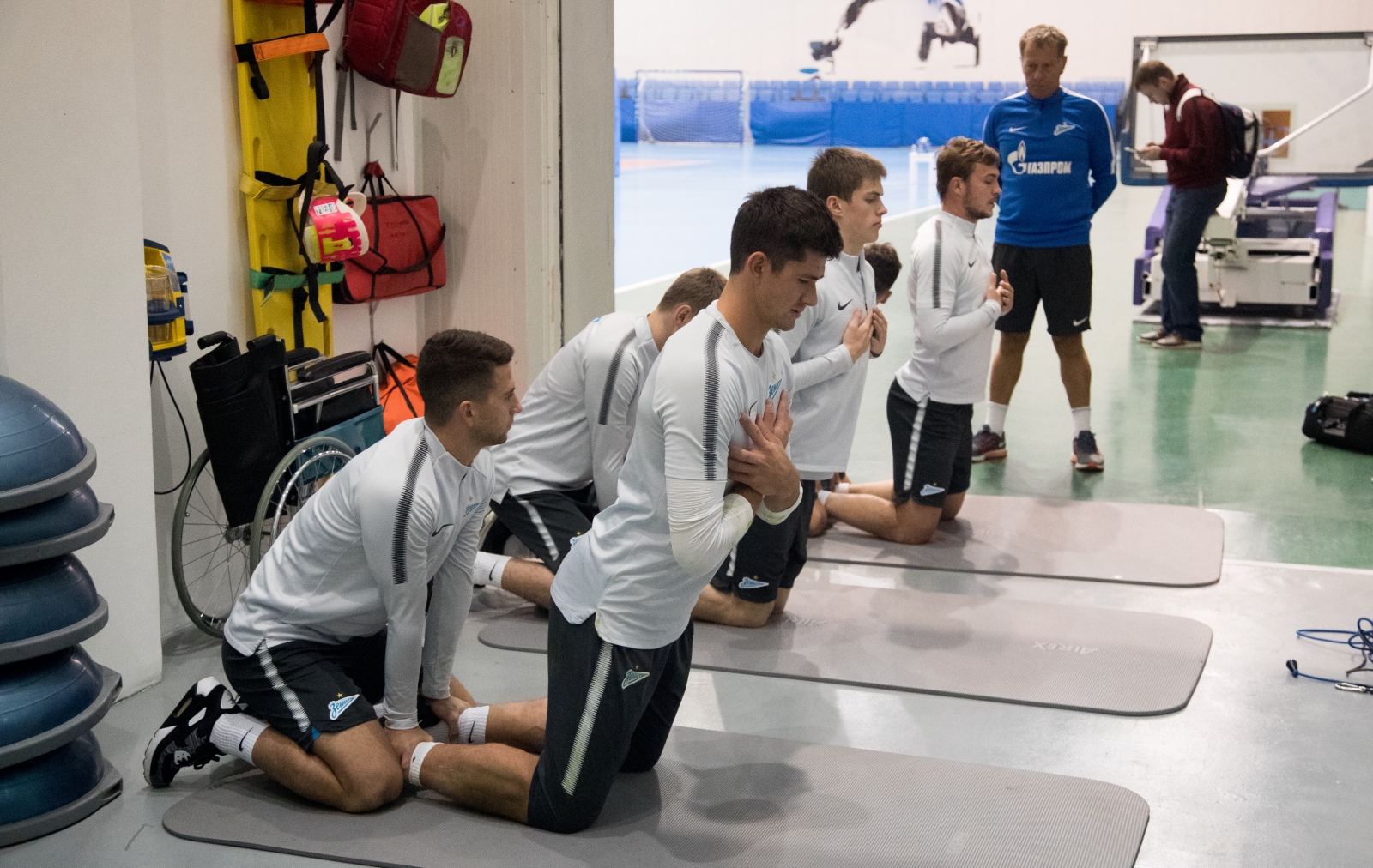 «Газпром»-тренировочные сборы в Дубае: 21 января, вечерняя тренировка