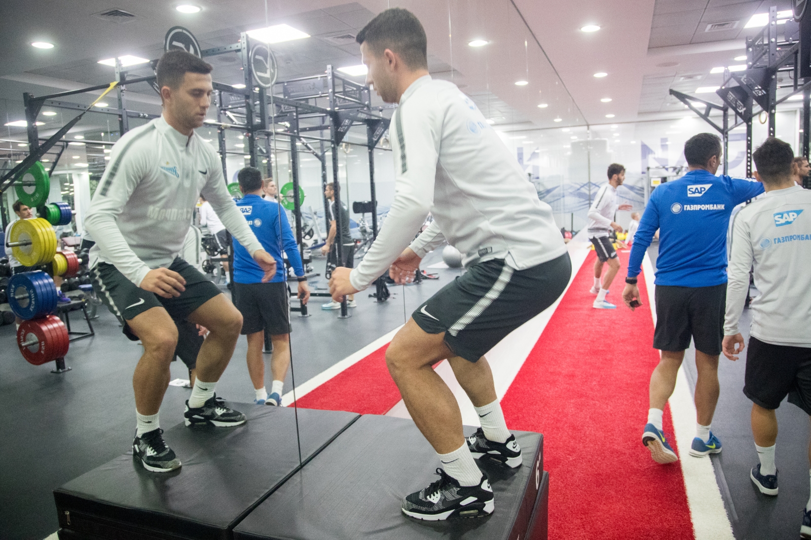 «Газпром»-тренировочные сборы в Дубае: 21 января, вечерняя тренировка