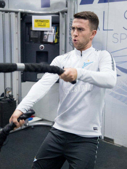 «Газпром»-тренировочные сборы в Дубае: 21 января, вечерняя тренировка