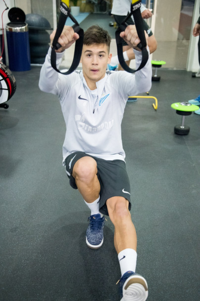 «Газпром»-тренировочные сборы в Дубае: 21 января, вечерняя тренировка