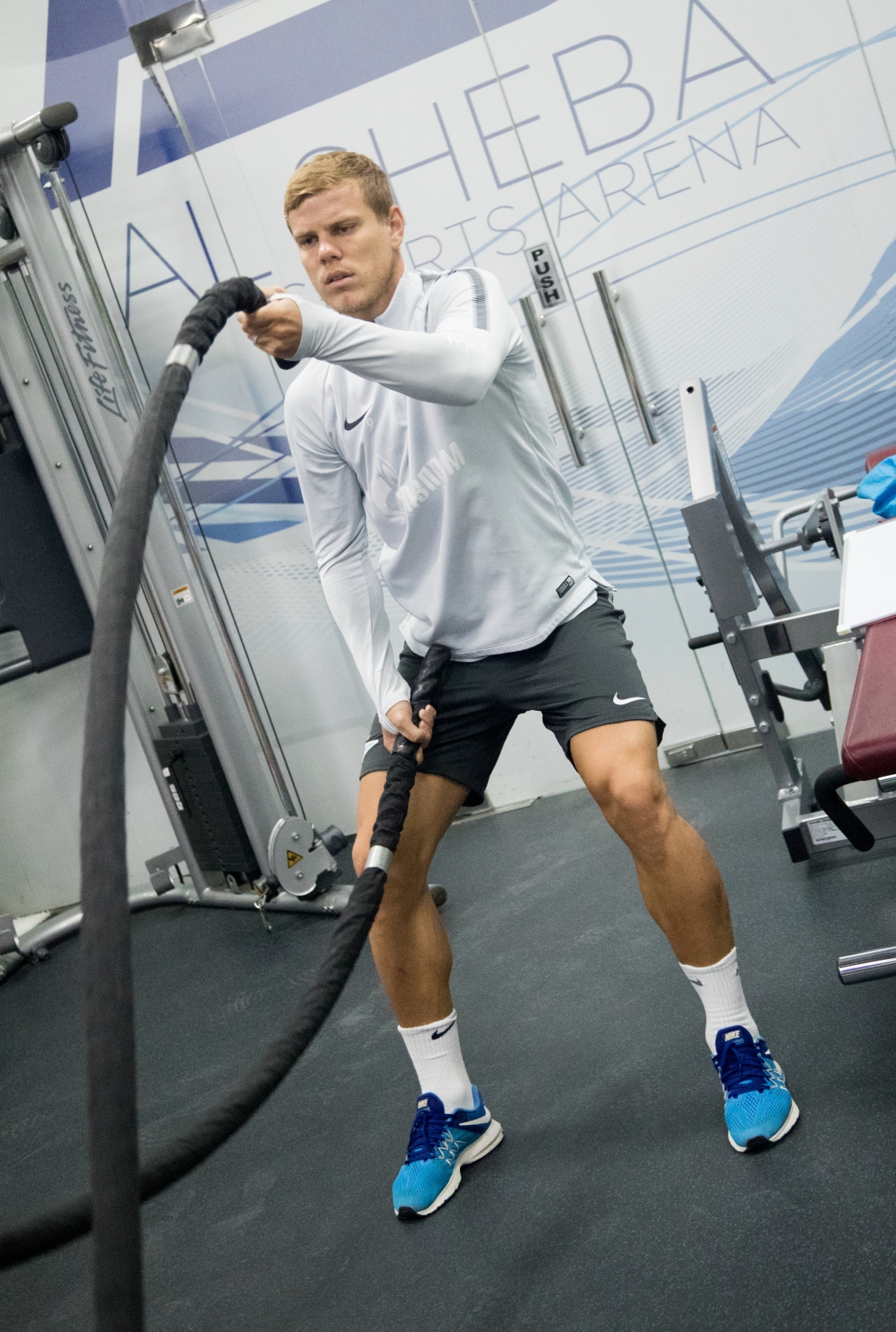 «Газпром»-тренировочные сборы в Дубае: 21 января, вечерняя тренировка