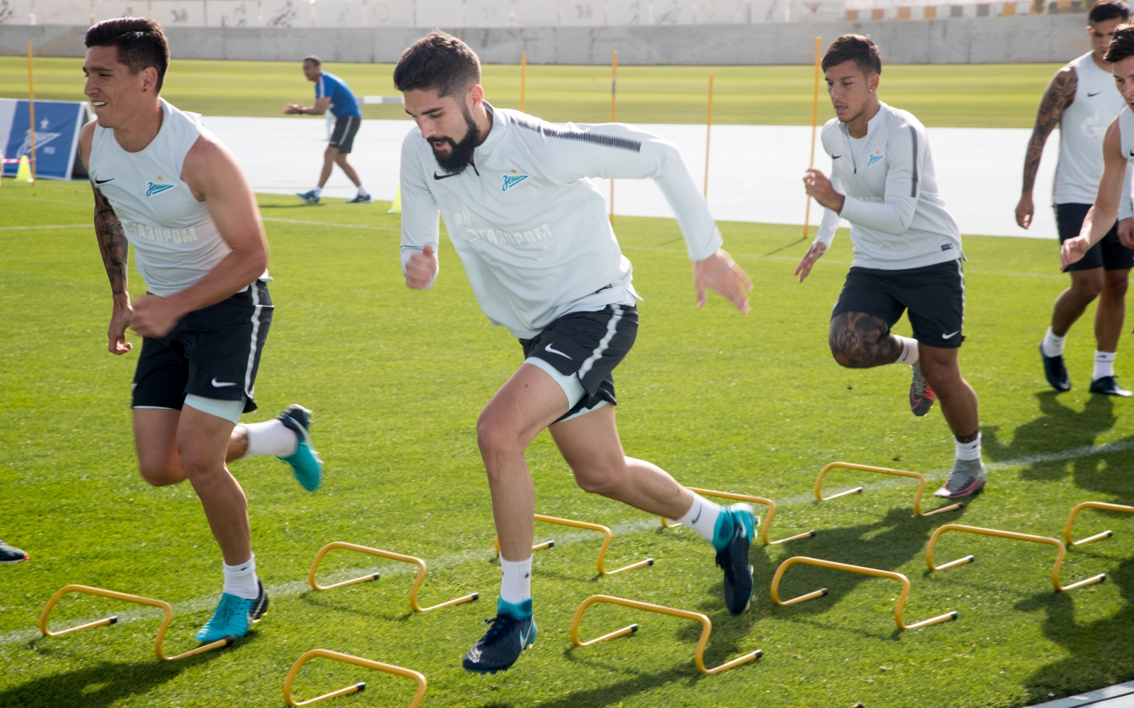 «Газпром»-тренировочные сборы в Дубае: 22 января, утренняя тренировка