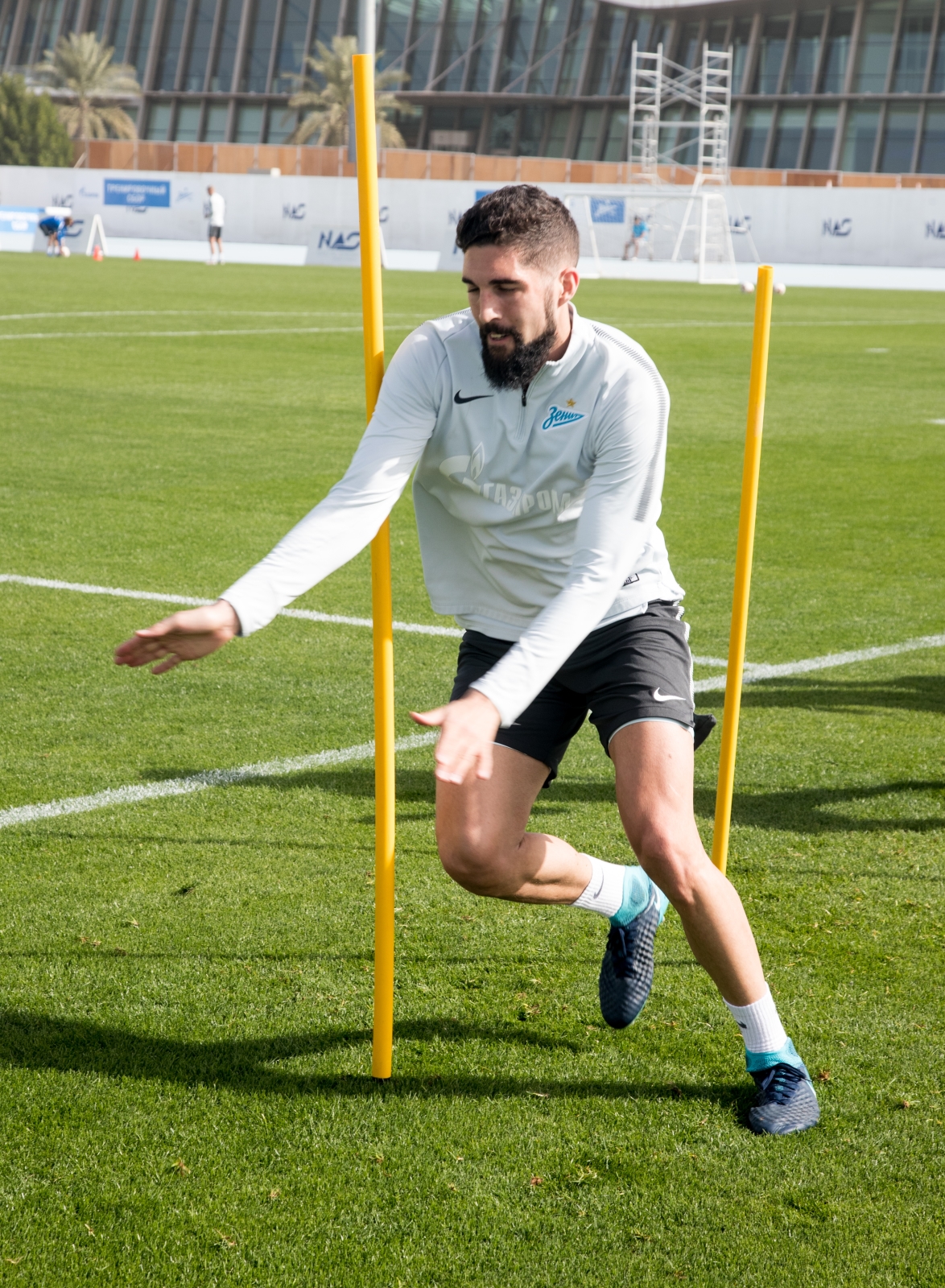 «Газпром»-тренировочные сборы в Дубае: 22 января, утренняя тренировка