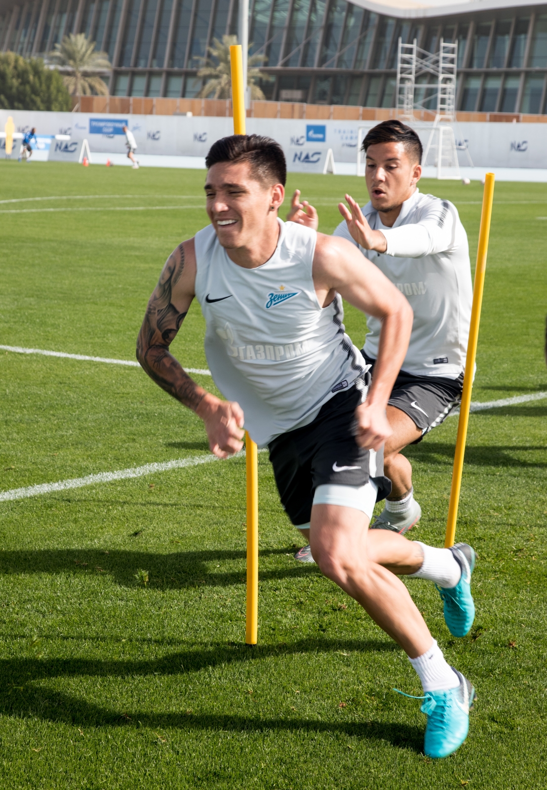 «Газпром»-тренировочные сборы в Дубае: 22 января, утренняя тренировка