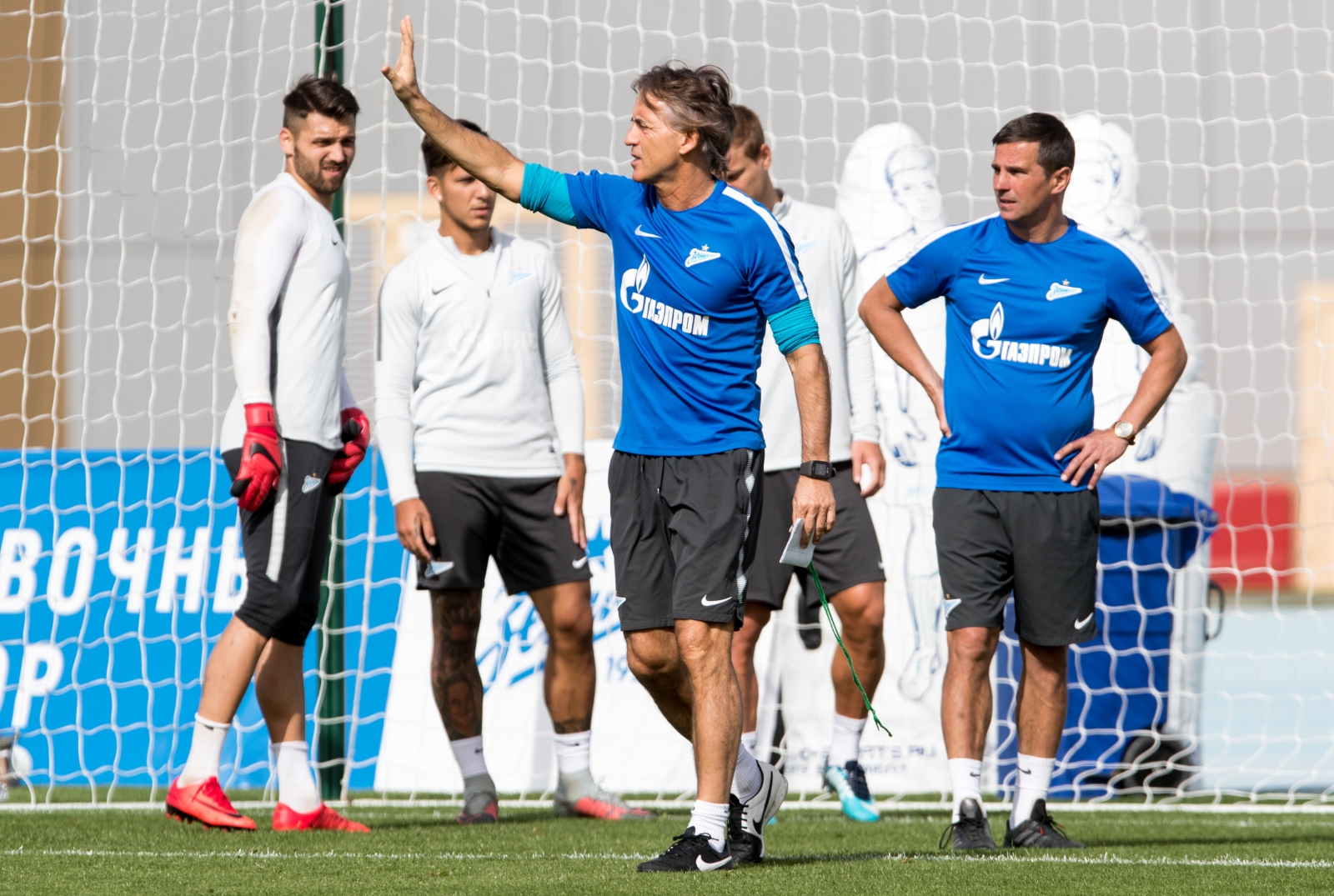 «Газпром»-тренировочные сборы в Дубае: 22 января, утренняя тренировка