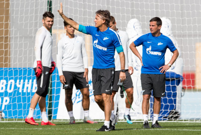 «Газпром»-тренировочные сборы в Дубае: 22 января, утренняя тренировка