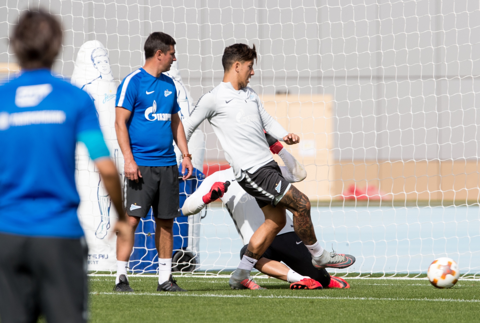 «Газпром»-тренировочные сборы в Дубае: 22 января, утренняя тренировка