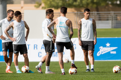 «Газпром»-тренировочные сборы в Дубае: 22 января, утренняя тренировка