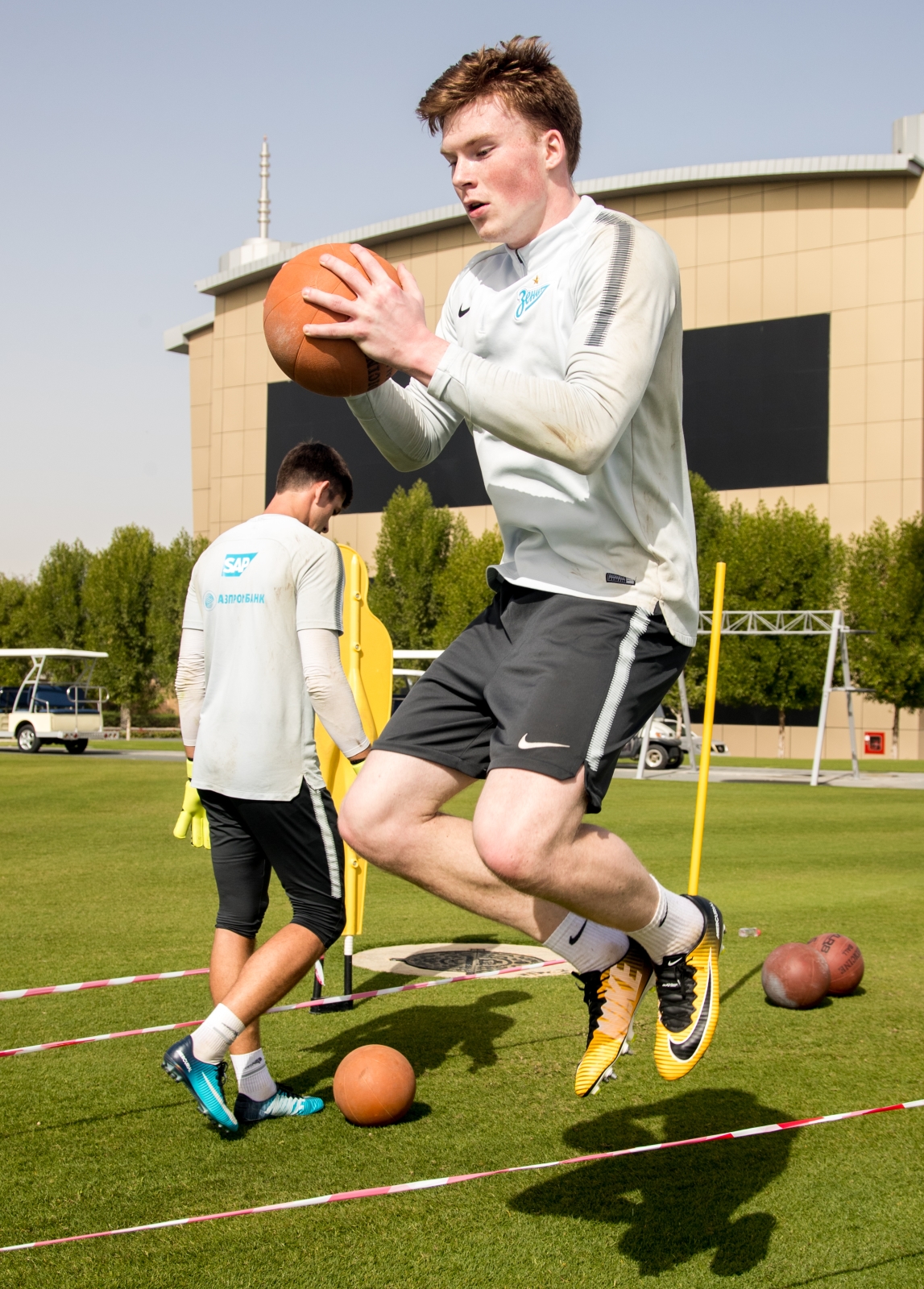 «Газпром»-тренировочные сборы в Дубае: 22 января, утренняя тренировка