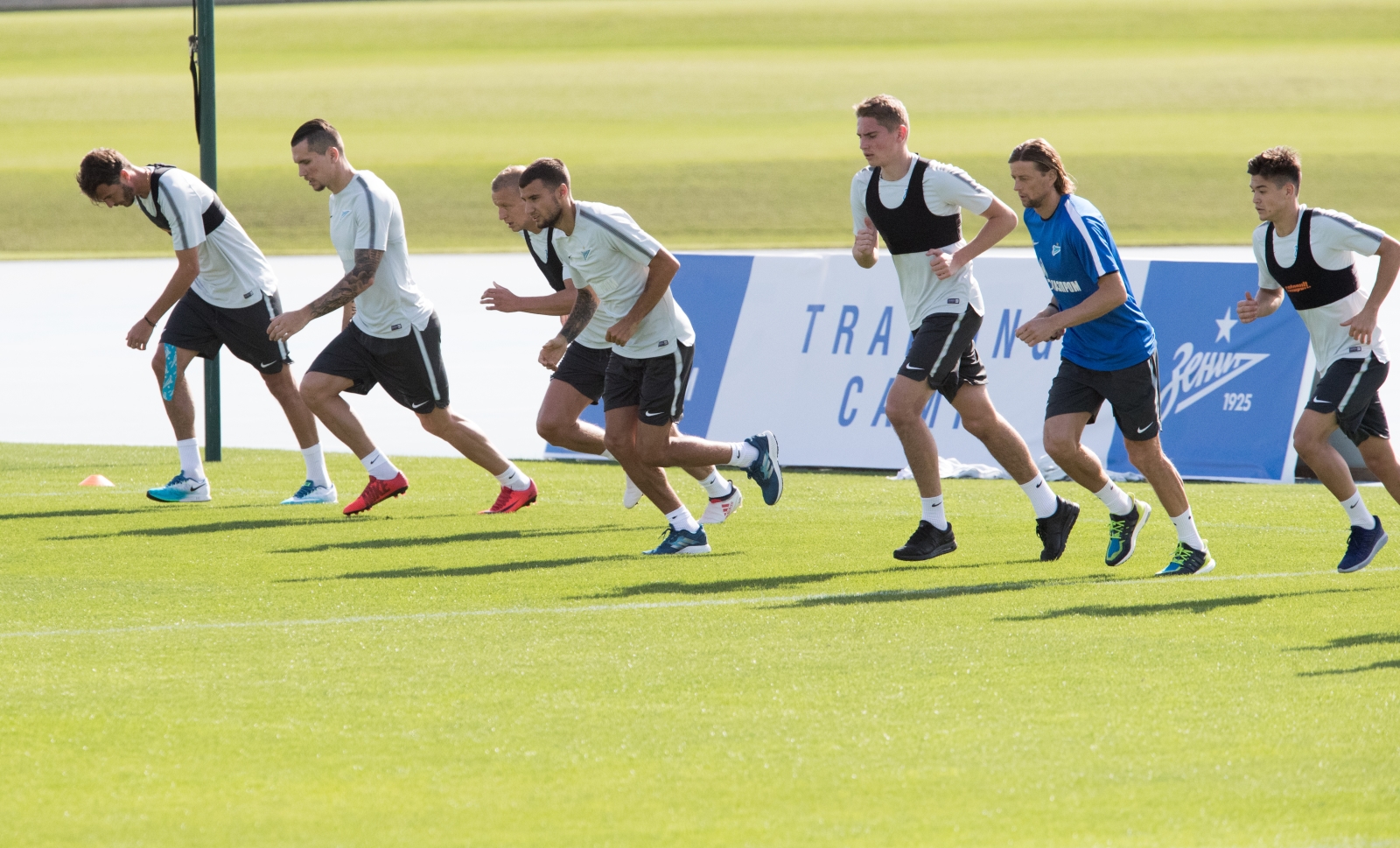 «Газпром»-тренировочные сборы в Дубае: тренировка 23 января