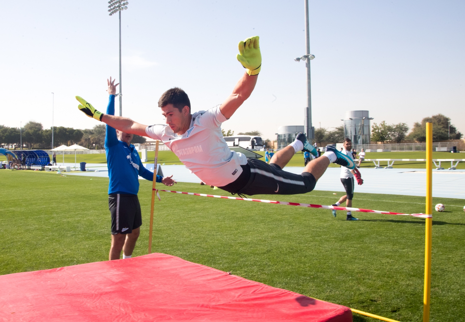 «Газпром»-тренировочные сборы в Дубае: тренировка 23 января