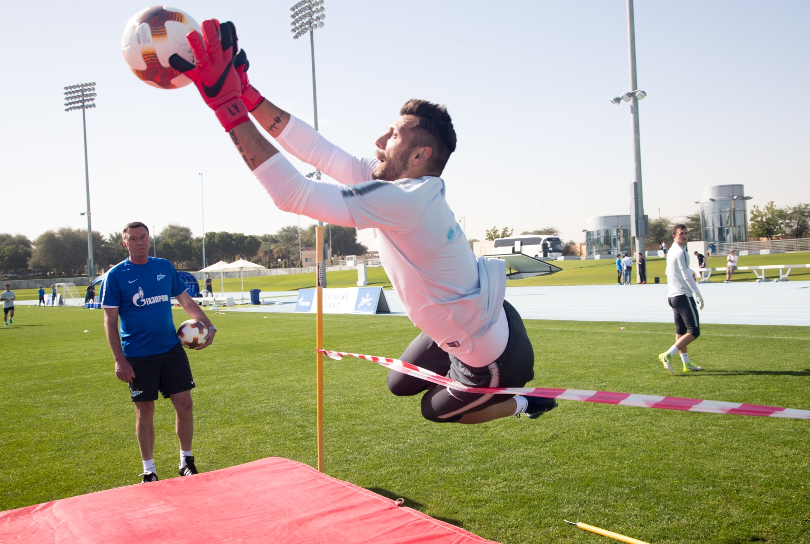 «Газпром»-тренировочные сборы в Дубае: тренировка 23 января