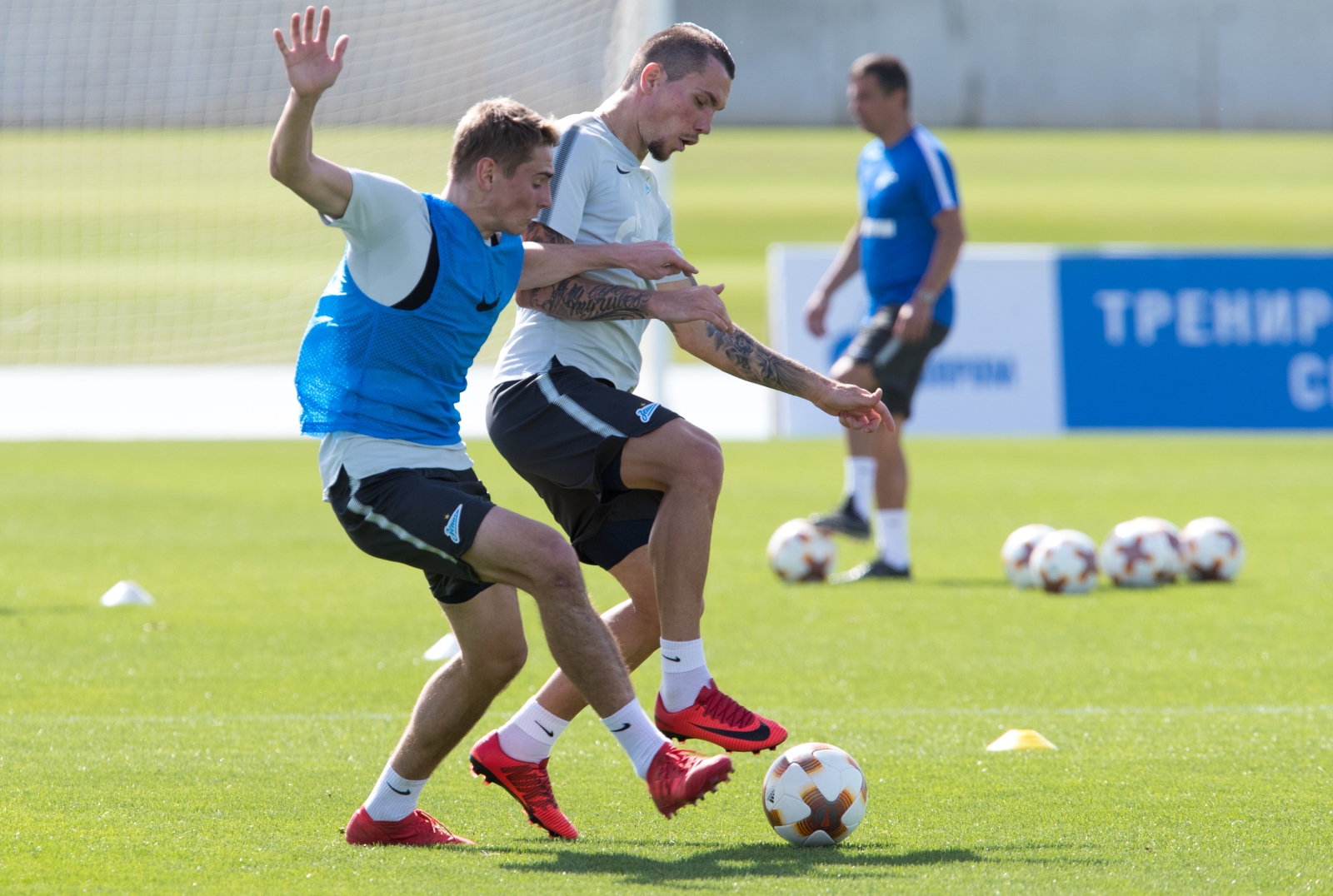 «Газпром»-тренировочные сборы в Дубае: тренировка 23 января