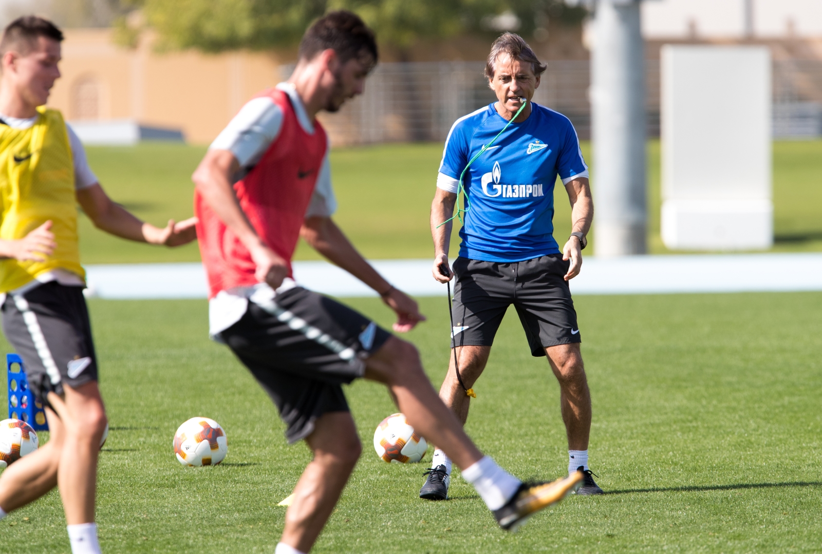 «Газпром»-тренировочные сборы в Дубае: тренировка 23 января