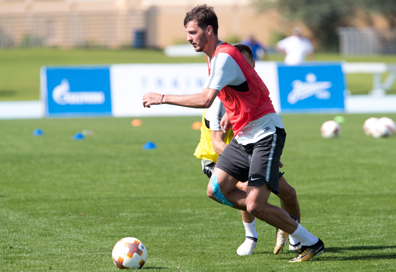 «Газпром»-тренировочные сборы в Дубае: тренировка 23 января