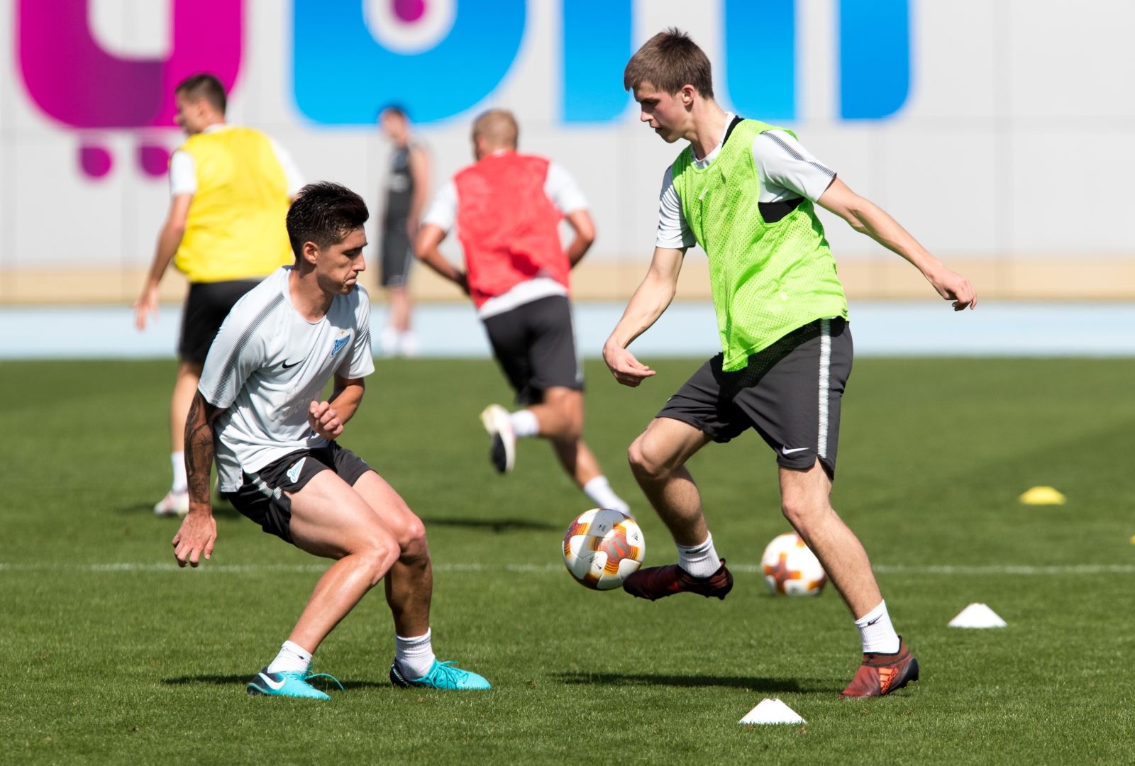 «Газпром»-тренировочные сборы в Дубае: тренировка 23 января