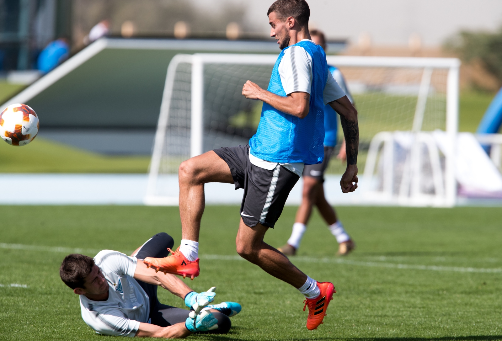 «Газпром»-тренировочные сборы в Дубае: тренировка 23 января