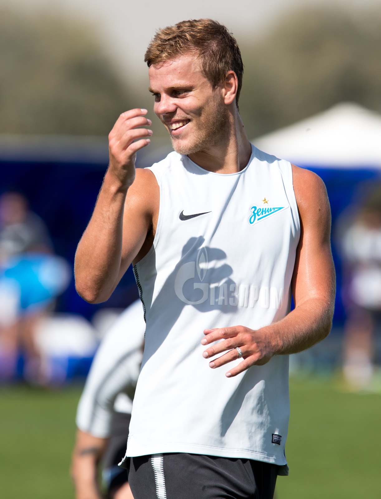 «Газпром»-тренировочные сборы в Дубае: тренировка 23 января