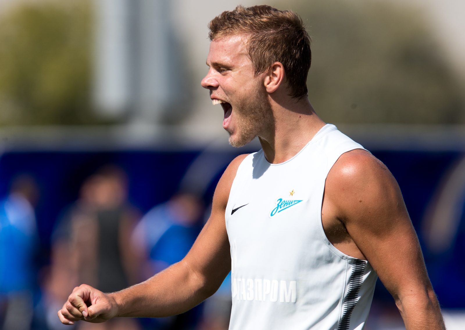 «Газпром»-тренировочные сборы в Дубае: тренировка 23 января