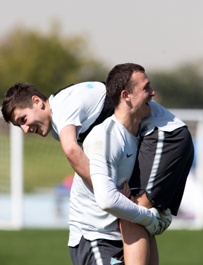 «Газпром»-тренировочные сборы в Дубае: тренировка 23 января