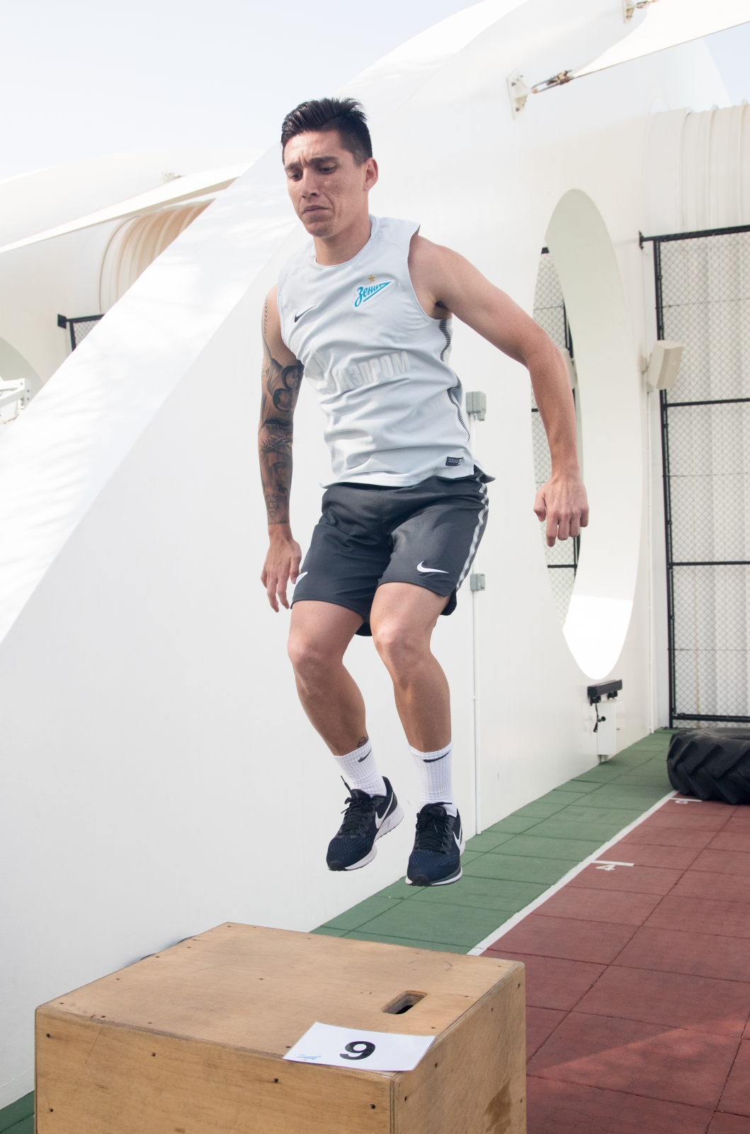 «Газпром»-тренировочные сборы в Дубае: 24 января, утренняя тренировка