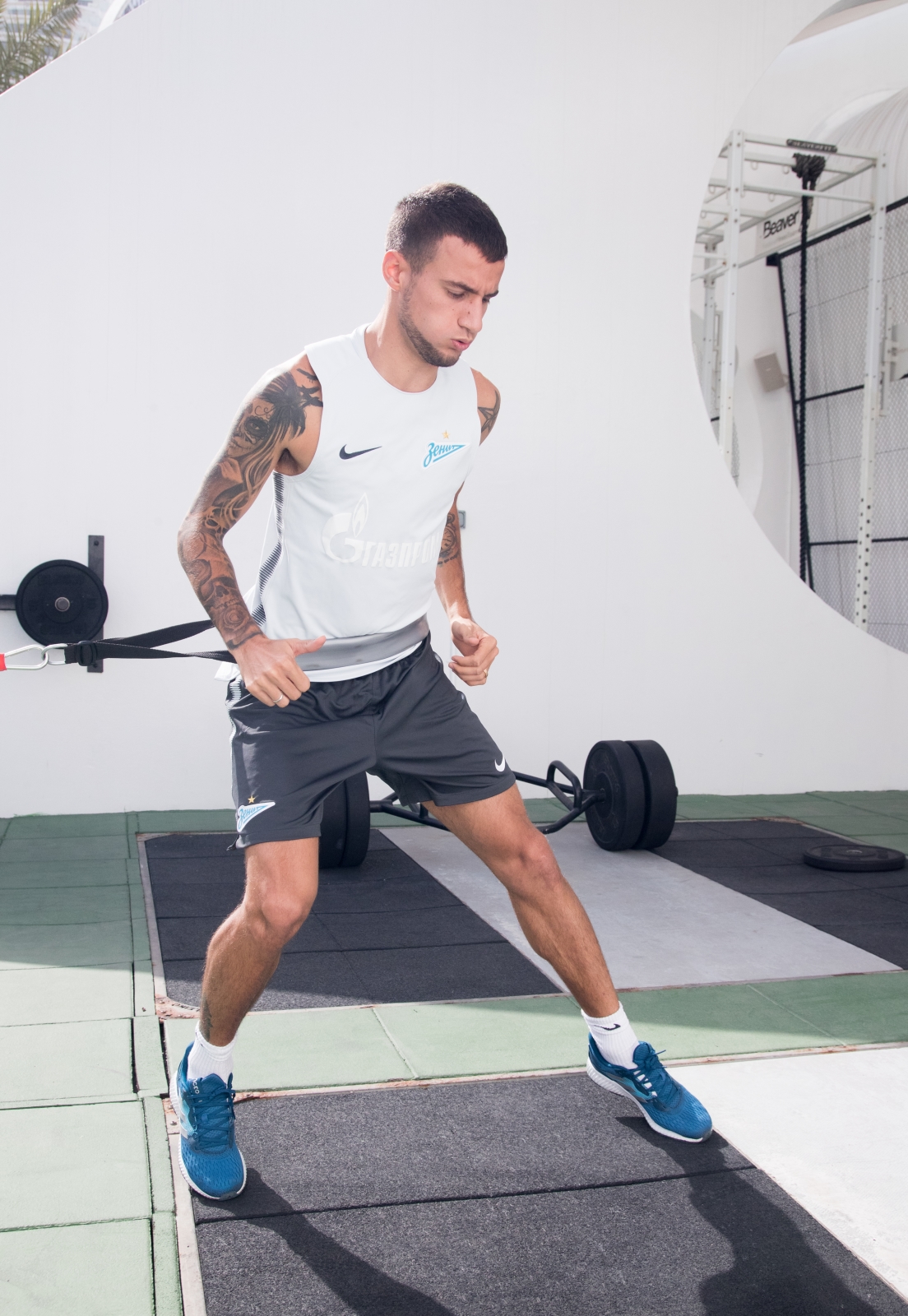 «Газпром»-тренировочные сборы в Дубае: 24 января, утренняя тренировка