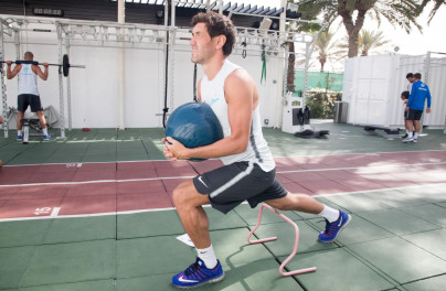 «Газпром»-тренировочные сборы в Дубае: 24 января, утренняя тренировка