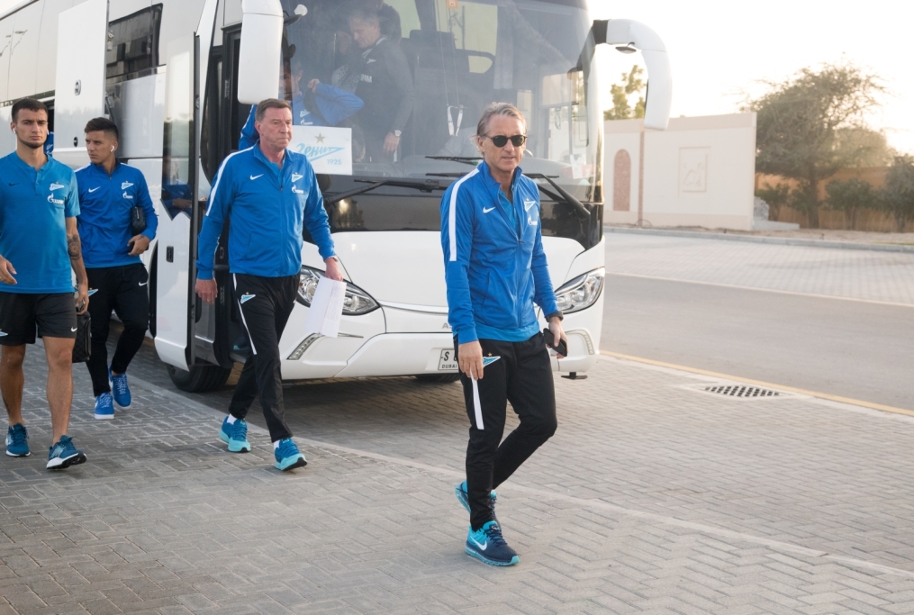 «Газпром»-тренировочные сборы в Дубае: 24 января, вечерняя тренировка