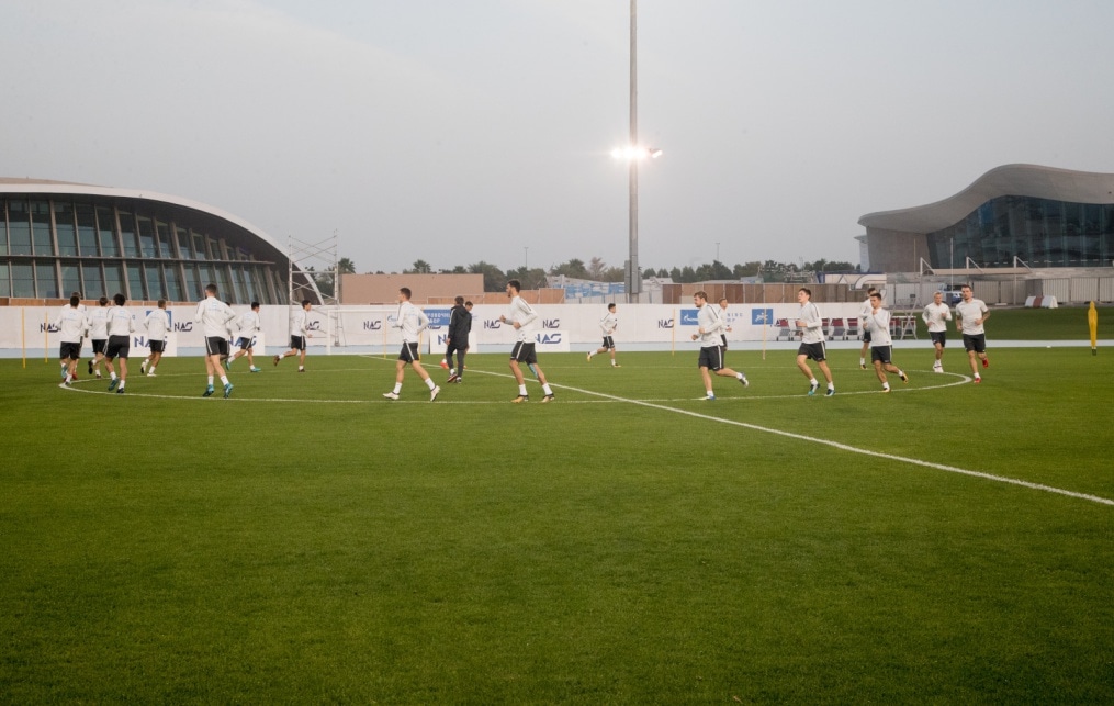 «Газпром»-тренировочные сборы в Дубае: 24 января, вечерняя тренировка