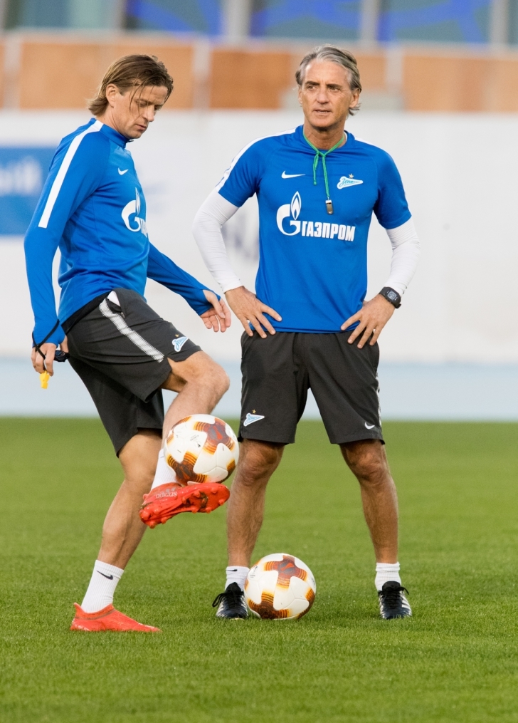 «Газпром»-тренировочные сборы в Дубае: 24 января, вечерняя тренировка